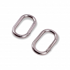 16 mm Oval Spring Ring - Key Chain Ring - Clamp A 461