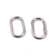 16 mm Oval Yaylı Halka - Anahtarlık Halkası - Açılıp Kapanan Kelepçe A 461