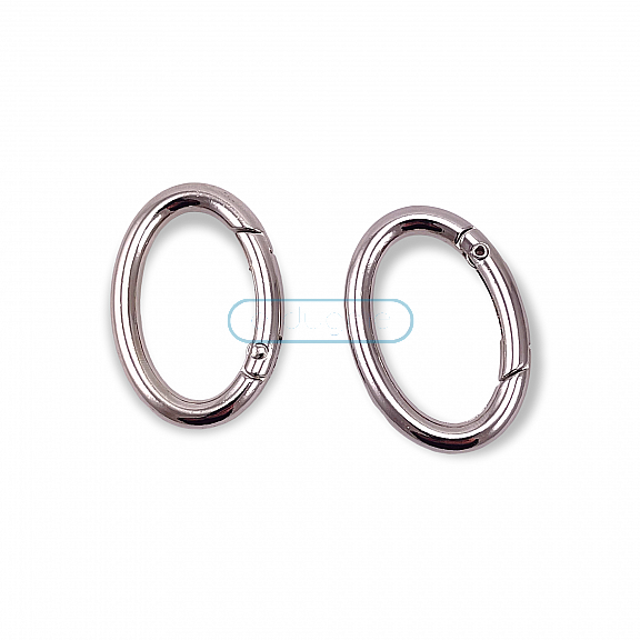 Spring Ring 3 cm Oval Ellipse Shape Metal Spring Bag Ring A 468