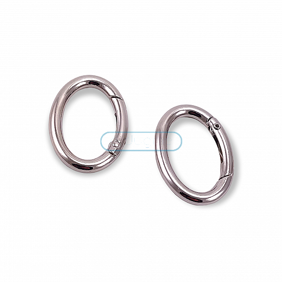 Spring Ring 3 cm Oval Ellipse Shape Metal Spring Bag Ring A 468