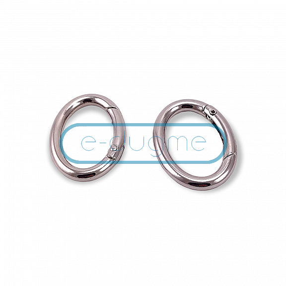 Spring Ring 3 cm Oval Ellipse Shape Metal Spring Bag Ring A 468