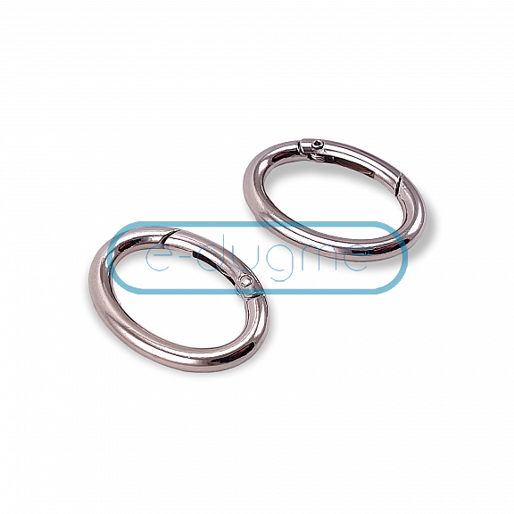 Spring Ring 3 cm Oval Ellipse Shape Metal Spring Bag Ring A 468