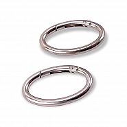 4 cm Oval Spring Ring Ellipse Shape Metal Spring Bag Ring A 469