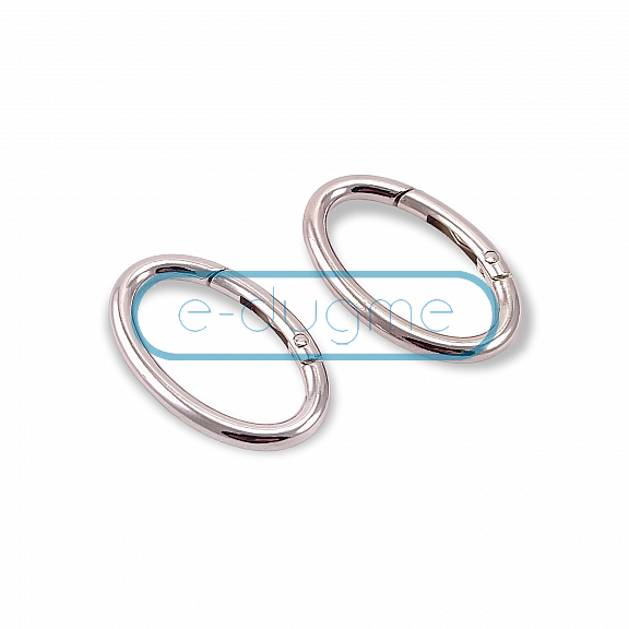 4 cm Oval Spring Ring Ellipse Shape Metal Spring Bag Ring A 469