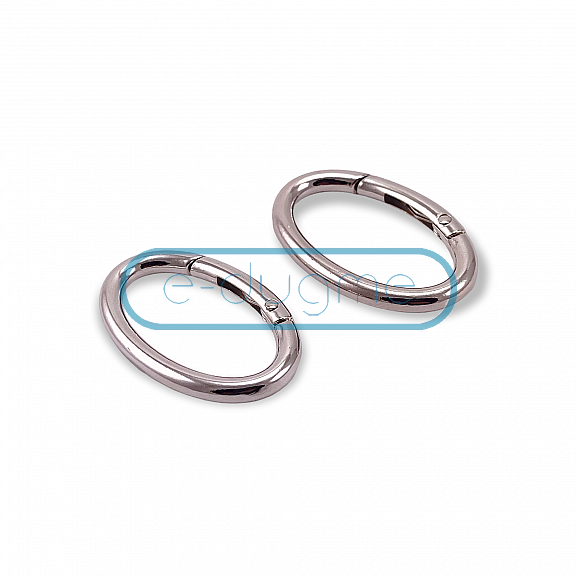 4 cm Oval Spring Ring Ellipse Shape Metal Spring Bag Ring A 469