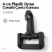 4 cm Plastik Oynar Çanaklı Çanta Kancası – 40 mm Kayış Uyumlu AL005551