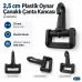 2,5 cm Plastik Oynar Çanaklı Çanta Kancası – 25 mm Kayış Uyumlu AL005553