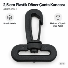 25 mm Plastic Swivel Bag Hook – For 0.98 in Webbing AL005555-1