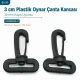 3 cm Plastik Oynar Çanta Kancası - 30 mm Kayış Uyumlu, hafif ve pratik bağlantı çözümü