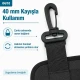 4 cm Plastik Oynar Çanta Kancası - 40 mm Kayış Uyumlu AL005555-3, çanta askıları için ideal bağlantı parçası