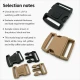 5 cm Top-Lock Plastic Side-Release Bandolier Buckle A000PL5 for bags and accessories