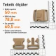 5 cm Top-Lock Plastic Side-Release Bandolier Buckle A000PL5 for bags and accessories