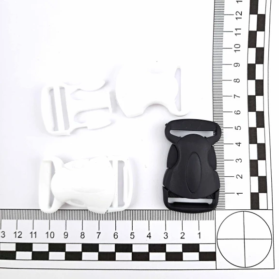 Geçmeli Toka 2,5 cm Kambur Geçmeli Plastik Toka AL00010