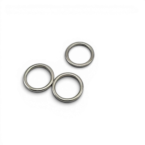 1.5 cm Döküm Halka - Zamak Yuvarlak Halka AL0004532