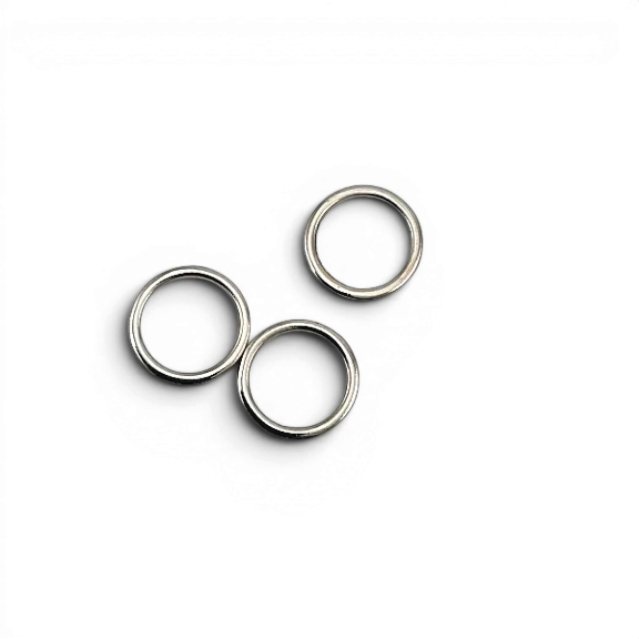 1.5 cm Döküm Halka - Zamak Yuvarlak Halka AL0004532