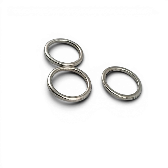 1.5 cm Döküm Halka - Zamak Yuvarlak Halka AL0004532