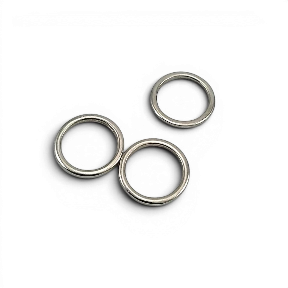 1.5 cm Döküm Halka - Zamak Yuvarlak Halka AL0004532