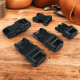 Snap Plastic Bandolier Buckle 1 cm / 0.39" - Lock Snap Plastic Buckle AL005492