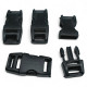Snap Plastic Bandolier Buckle 1 cm / 0.39" - Lock Snap Plastic Buckle AL005492