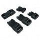 Snap Plastic Bandolier Buckle 1 cm / 0.39" - Lock Snap Plastic Buckle AL005492