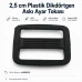 2,5 cm Plastik Dikdörtgen Askı Ayar Tokası AL005512