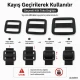 2 cm Plastik Dikdörtgen Askı Ayar Tokası AL005513, çanta ve kemer kayış uzunluğunu ayarlamak için ideal pratik ürün