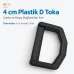 4 cm Plastik D Toka Plastik D Halka AL005551A