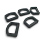 2.5 cm Plastik D Toka - Plastik D Halka 500 Adet/Paket AL005553