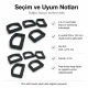 2.5 cm Plastic D Ring Buckle - Lightweight and Durable Accessory for Bags and Textiles