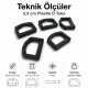 2.5 cm Plastic D Ring Buckle - Lightweight and Durable Accessory for Bags and Textiles