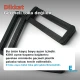 Askı Ayar Tokası 5 cm Plastik Dikdörtgen Toka AL009087, 4,8 cm ölçüsünde, çanta, kemer ve kayış sistemleri için ideal