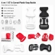 Snap Buckle 4 cm / 1.57 in Curved Plastic Snap Buckle AL04010 for bags and accessories