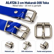 2 cm Makaralı Dilli Toka – Metal Kemer ve Kayış Tokası AL4126
