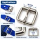 2 cm makaralı dilli metal toka 20 mm kayış için AL4126