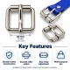 2 cm makaralı dilli metal toka 20 mm kayış için AL4126