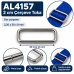 2 cm Dar Çerçeve Toka 20 mm Metal Dikdörtgen Halka AL4157