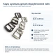Metal Pin Buckle for Slim Belts, Bag Straps and Footwear Straps, Dimensions: Outside 19 mm x 24 mm, Inside 16 mm