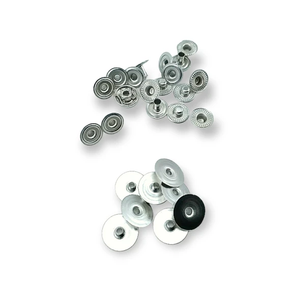 Gizli Çıtçıt 14 mm 54 Sistem Pirinç Çıtçıt 4 lü Takım 144 Adet C00019