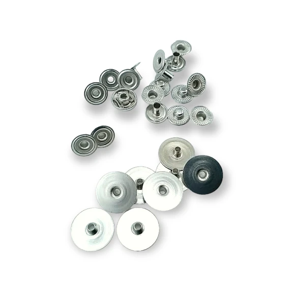 Gizli Çıtçıt 16 mm 54 Sistem Pirinç Çıtçıt 4 lü Takım 144 Adet C00020