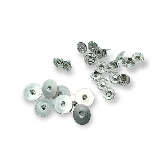 Gizli Çıtçıt 16 mm 54 Sistem Pirinç Çıtçıt 4 lü Takım 144 Adet C00020