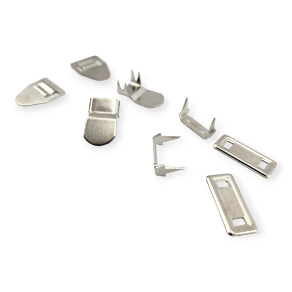 Pantolon ve Etek Kancası 4 lü Takım Pirinç 250 adet Büyük Boy Ak00010PR