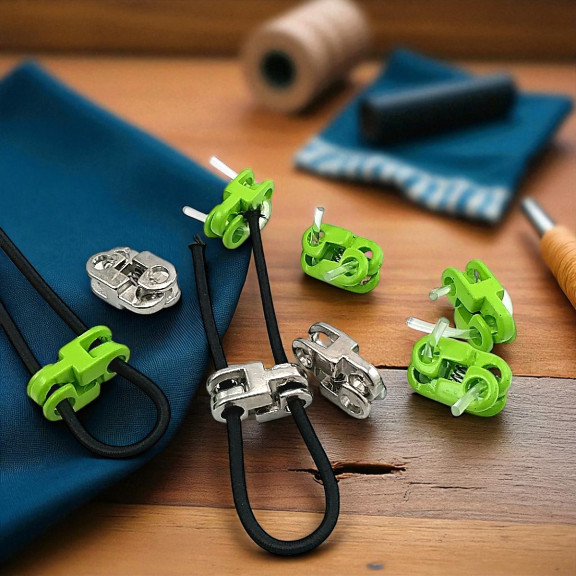 İki Delikli Metal Stoper 4,5 mm Delik Çaplı Şık ve Estetik Model - Zamak Stoper CGT0001