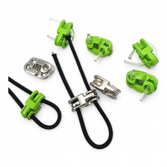 İki Delikli Metal Stoper 4,5 mm Delik Çaplı Şık ve Estetik Model - Zamak Stoper CGT0001