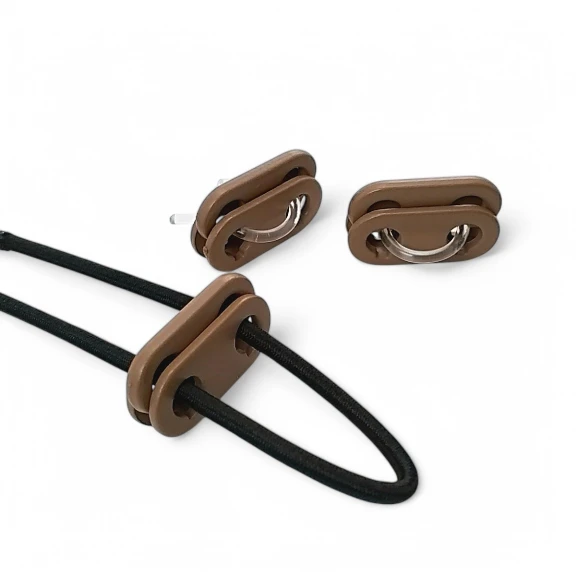 Metal Stoper İki Delikli 5,5 mm Delik Çaplı Şık ve Estetik Model - Zamak Stoper CGT0005