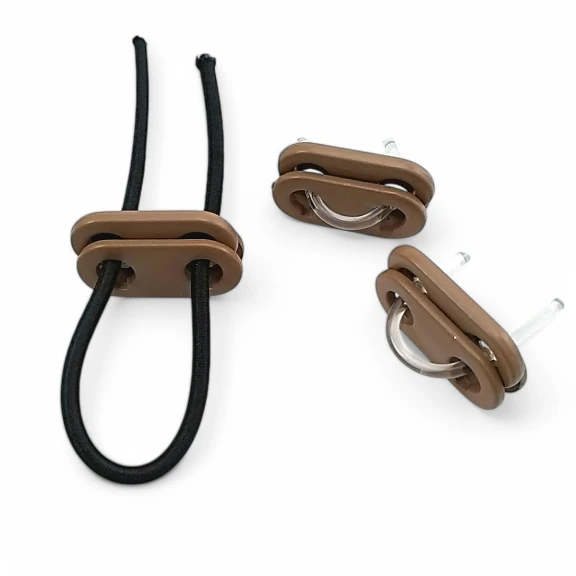 Metal Stoper İki Delikli 5,5 mm Delik Çaplı Şık ve Estetik Model - Zamak Stoper CGT0005