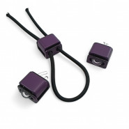 Cube Stopper Two Holes 4 mm 0,16" Hole Diameter Top Press - Elegant and Aesthetic Model Stopper CGT0009