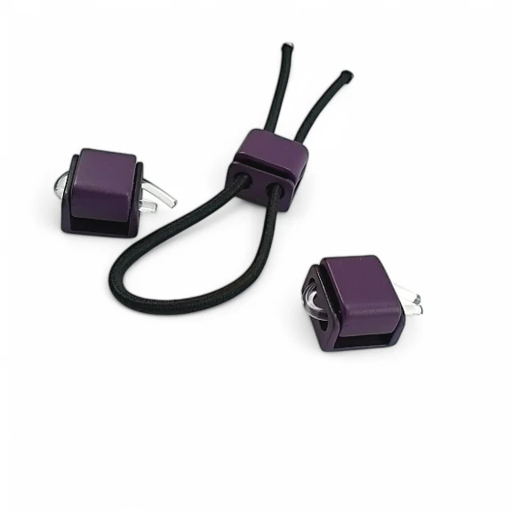 Küp Stoper İki Delikli 4 mm Delik Çaplı Üstten Basmalı - Zarif ve Estetik Model Stoper CGT0009