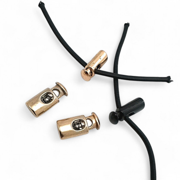 Tek Delikli Küçük Yassı Metal Stoper 3,5 mm Delik Çaplı Üstten Basmalı Model - Zamak Stoper CGT0033