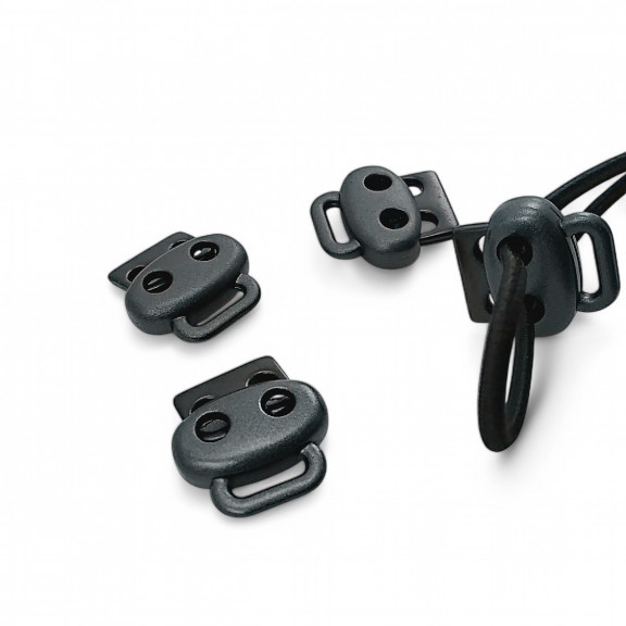 Metal Handle Stopper Two Holes 4 mm 0,16" Hole Diameter Stopper - Top Press - Bottom Bridge CGT0036