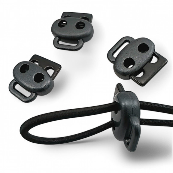 Metal Handle Stopper Two Holes 4 mm 0,16" Hole Diameter Stopper - Top Press - Bottom Bridge CGT0036